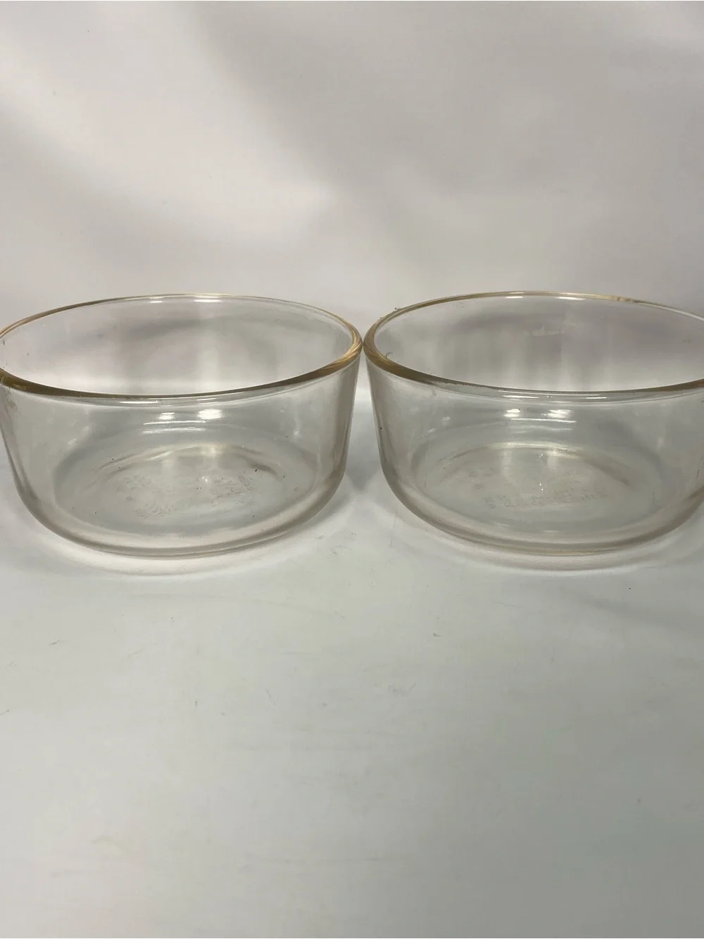 Pyrex Glass Bowls 2 cup 50 ml (No lid) 7200- 2 Piece Set - B23 Made in US